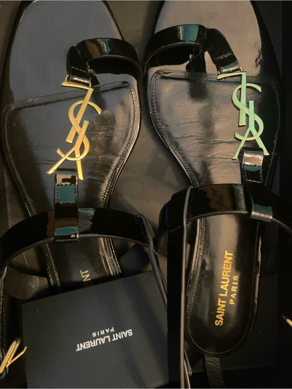 YSL Yves Saint Laurent Paris flat Cassandra